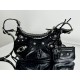 Balenciaga Le Cagole Rhinestone Stud Crocodile Print Cowhide Crescent Moon Dumpling Motorcycle Underarm Crossbody Bag