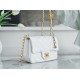 Chanel Small Golden Ball CF Square Classic Quilted Gold Buckle Chain Shoulder Strap Adjustable Sheepskin Crossbody Shoulder Bag Mini