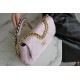 Chanel   19Bag    Double Chain Sheepskin Flap Bag Tote Shoulder Crossbody Bag      Small Size