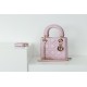 Dior Lady Dior Removable Chain Shoulder Strap 3-Quilted Cannage Detail Sheep Leather Princess Diana Bag Shoulder Crossbody Handbag